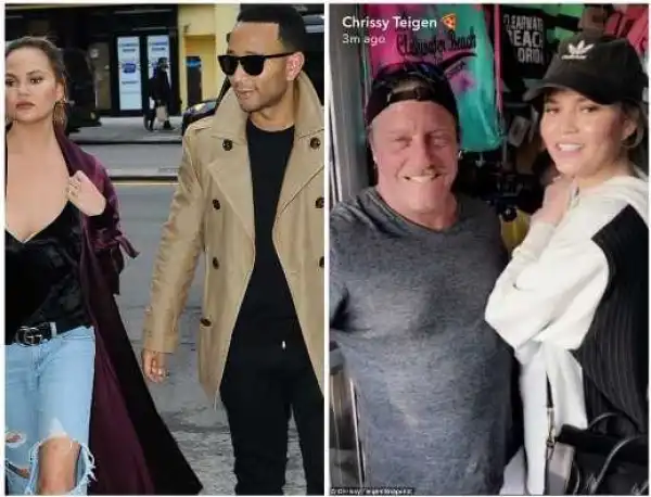 Chrissy Teigen gets ultimate revenge after John Legend dances with another woman {See Photos}